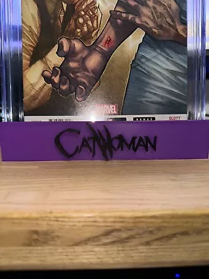 Buy Catwoman Deluxe Comic Book Stand - Graded/Raw Comics 3D Printed • 23.75£