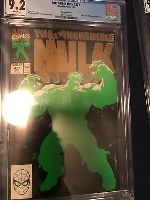 Buy The New Incredible Hulk #377  2nd Print FN/VF To VF- 1st Professor Hulk • 118.54£