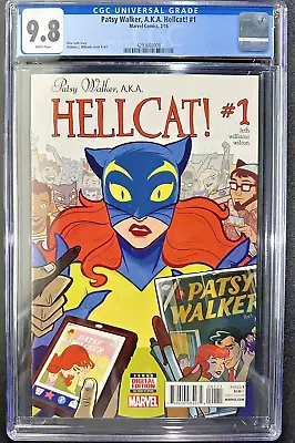 Buy Patsy Walker AKA Hellcat #1 CGC 9.8 Many 1st Appearances Key Issue 2016 Marvel • 86.34£