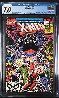 Buy Uncanny X-Men Annual #14 CGC 7.0 (1990) 1st (cameo) App Gambit Marvel FN/VF • 42.95£