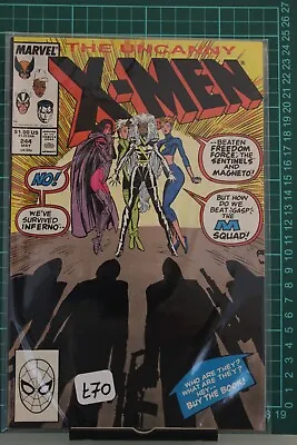Buy Uncanny X-men Issue 244 Vgc • 20£
