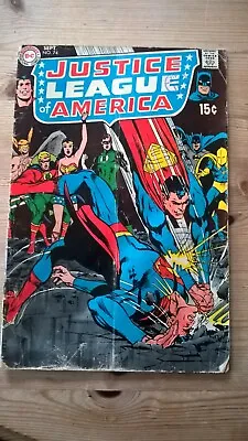 Buy Justice League Of America 74 DC 1969  O'Neil Dillin Greene JSA   • 6£