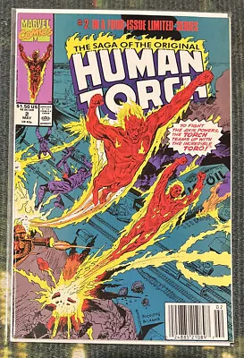 Buy The Saga Of The Original Human Torch #2 1990 Marvel Comics Sent In A CB Mailer • 4.99£