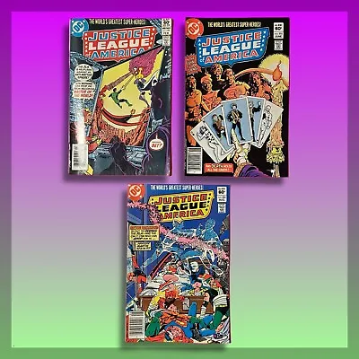 Buy Justice League Of America 3x Issue Lot, 199 203 205 NEWSSTAND DC Comics Batman • 11.85£
