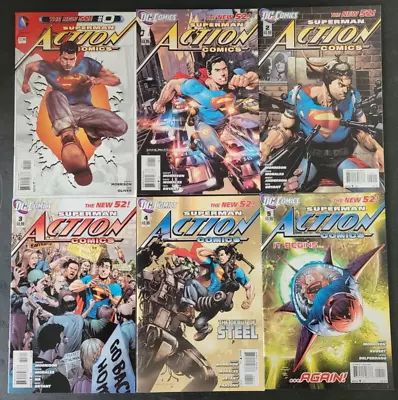 Buy Action Comics #0, 1-52 (2011) Dc 52 Superman Near Complete Series! Set Of 52! #9 • 48.03£