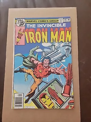 Buy Invincible Iron Man 118 VF 1st App James Rhodey Rhodes Newsstand MCU Marvel 1979 • 32.16£