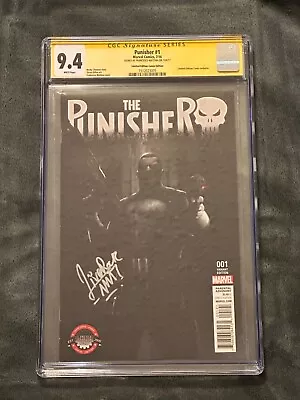 Buy Punisher #1 2016 Marvel Limited Edition CGC SS 9.4 Signed SS Francesco Mattina • 135.91£