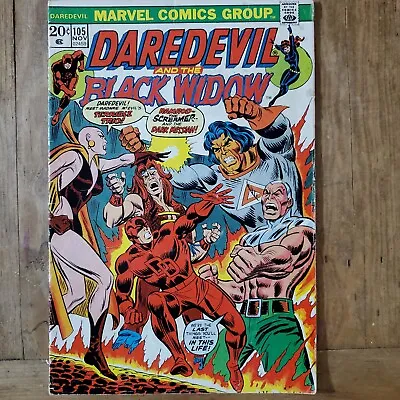 Buy Daredevil And The Black Widow #105 1st App. Moondragon Kraven App Marvel 1973 • 14.48£