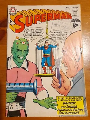Buy Superman #167 Feb 1964 Good 2.0 1st Cameo App Of Vril Dox II, A Brainiac Clone • 14.99£