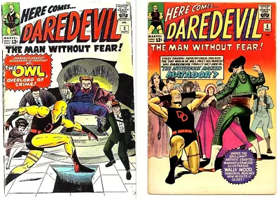Buy DAREDEVIL #3+5  (August/December 1964) Marvel Comics A • 229£