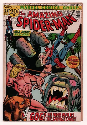 Buy Amazing Spider-Man #103, KAZAR, KRAVEN THE HUNTER, GIL KANE, Marvel 1971, VG+ • 14.95£