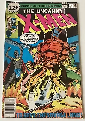 Buy THE UNCANNY X-MEN #116 DECEMBER 1978 To Save The Savage Land ! Uk Variant • 9.99£