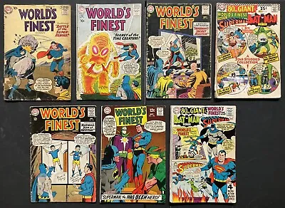 Buy DC Comics- World’s Finest 7x Lot (1958 - 1968) Silver Age Batman & Superman • 63.16£