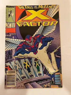 Buy X-Factor 24 Marvel 1987 1st Cover App Archangel Fall Of The Mutants Reader 🔥 • 3.98£