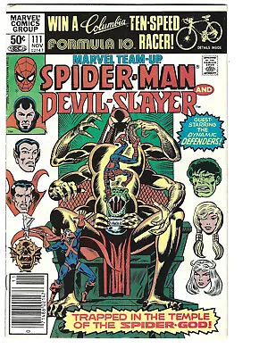 Buy Marvel Team-Up #111 (11/81) VG/F (5.0) Spidey! Devil-Slayer! Great Bronze Age! • 1.63£