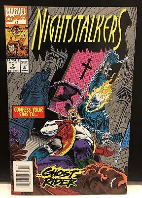 Buy The Punisher And Nightstalker #7 Comic , Marvel Comics Newsstand Ghost Rider • 5.12£