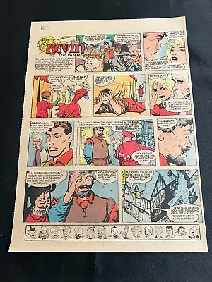 Buy #T05 KEVIN THE BOLD Kreigh Collins Lot Of 5 Sunday Tabloid Full Page Strips 1966 • 15.98£