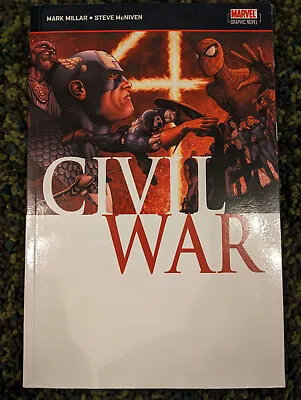 Buy Marvel Comics Civil War By Mark Millar (2007, Paperback) Good Condition • 0.99£