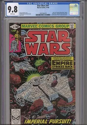 Buy Star Wars #41 CGC 9.8 1980 Marvel Comics Part 3 Empire Strikes Back • 197.44£