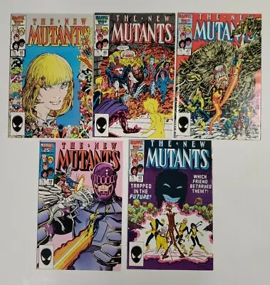 Buy The New Mutants Comic Lot 45, 46, 47, 48, 49 VF Range • 12.75£