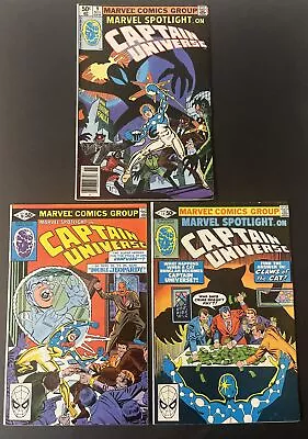 Buy Marvel Spotlight #9,10,11 Complete Captain Universe 1980 FVF • 15.80£