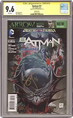 Buy Batman #17B Daniel Variant CGC 9.6 SS Snyder 2013 1582623024 • 67.16£