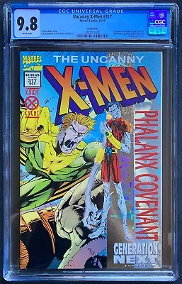 Buy Uncanny X-Men #317 Foil Edition CGC 9.8. Marvel 1994. 1st Appearance Of Blink! • 63.96£