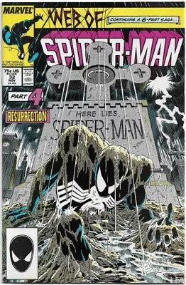 Buy Web Of Spider-Man #32, Kraven's Last Hunt Part 4, Iconic Mike Zeck Cover, 1987 • 48£