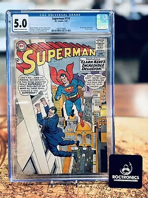 Buy Superman #174 1/65 CGC 5.0 D.C Comics *MP • 275.92£