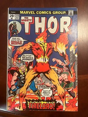 Buy Thor #225 NM 1st Appearance Of Firelord! John Buscema Cover! Marvel 1974 • 237.54£