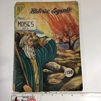 Buy 1963 Spanish Mexican Comics Historia Sagrada #9 Moises Editora Robert Mexico • 3.93£