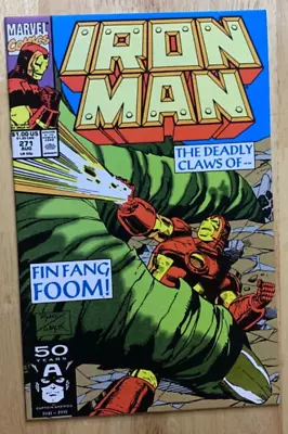 Buy IRON MAN #271 Vol. #1 Marvel Comics (August 1991) 9.0 VF/NM Or Better!!! • 1.79£