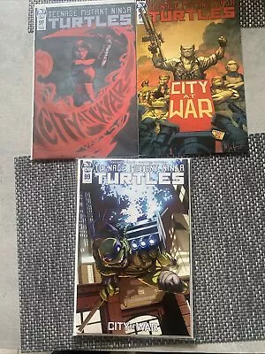 Buy Idw Comics Teenage Mutant Ninja Turtles Issues #97,98,99 Ri Tmnt City At War • 12£
