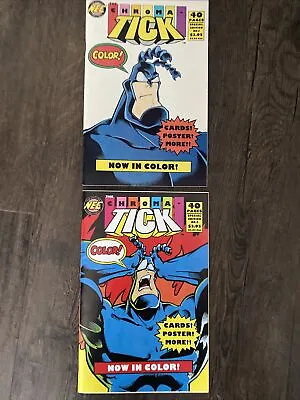 Buy The Chroma Tick In Color Comic Book Issue #1 & 2 New England Press Vintage VGC • 12£