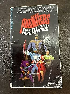 Buy The Avengers Battle The Earth-Wrecker Otto Binder Softcover 1967 Bantam Books #2 • 15.02£
