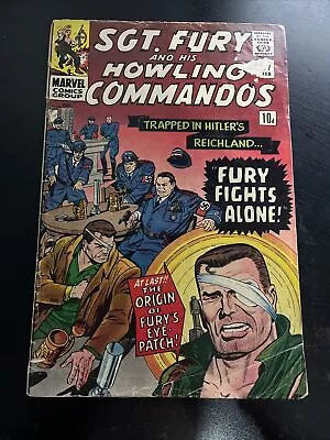 Buy SGT FURY & HIS HOWLING COMMANDOS DC Comics 1st App Eric Koenig Eye Patch Origin • 39.99£