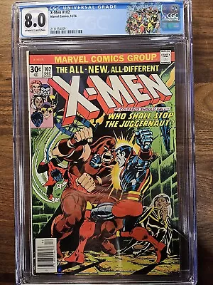 Buy Uncanny X-Men #102 (CGC 8.0) 1977 Marvel - Juggernaut, Black Tom & Misty Knight • 120.47£