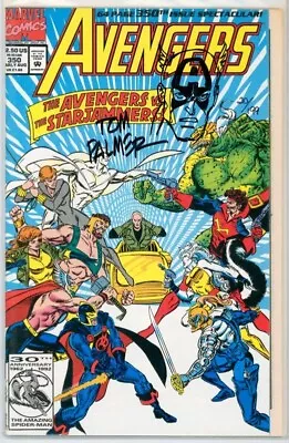 Buy Avengers 350 Dynamic Forces Signed Remarked Tom Palmer Cap Sketch Df Coa Marvel • 109.95£