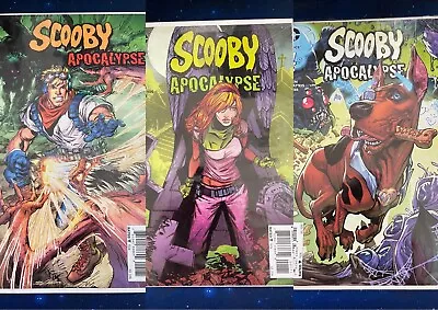 Buy Scooby Apocalypse #1 - DC Comics 2016 - Fred, Daphne & Scooby Variant • 23£