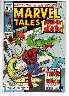 Buy Marvel Tales #19 (1969) - Grade 8.5 - Amazing Spider-man - Journey Into Mystery! • 23.99£