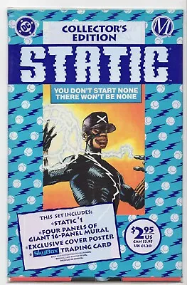 Buy Static #1  (1993)  DC Comics Unopened Sealed Poly Bag Near Mint • 17.48£