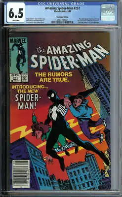 Buy Amazing Spider-man #250 Cgc 6.5 White Pages // 1st App Black Suit Newsstand 1984 • 147.50£