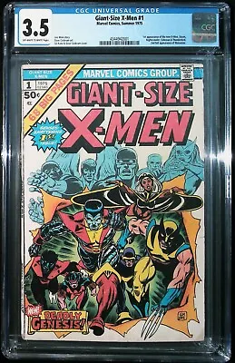 Buy Giant Size X-Men #1 Vol 1 (1975) Key *1st Appearance Of New X-Men Team*- CGC 3.5 • 1,104.23£