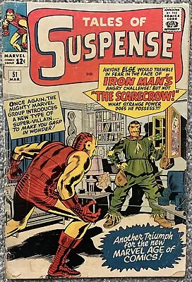 Buy Tales Of Suspense (marvel,1964) #51 1st Appearance Of The Scarecrow Silver Age ~ • 59.37£