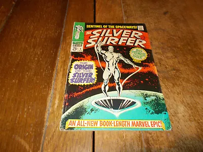Buy Silver Surfer #1 - Marvel 1968 Silver Age 25c Origin, 1st Shalla-Bal, Zenn-La FN • 399.95£