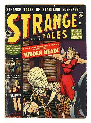 Buy Strange Tales #10 GD+ 2.5 1952 • 208.95£