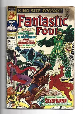 Buy Fantastic Four Annual #5, GD+ 2.5, 1st Appearance Psycho Man; Inhumans • 23.46£