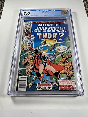 Buy What If? #10 CGC 7.0 1st App Jane Foster As Thor! Marvel Comics 1978 • 55.76£