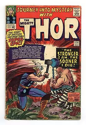 Buy Thor Journey Into Mystery #114 GD+ 2.5 1965 1st App. Absorbing Man • 34£