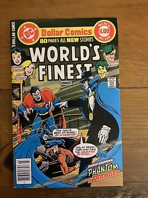 Buy DC COMICS WORLDS FINEST #249 (1978) Phantom Stranger & Superman • 10£
